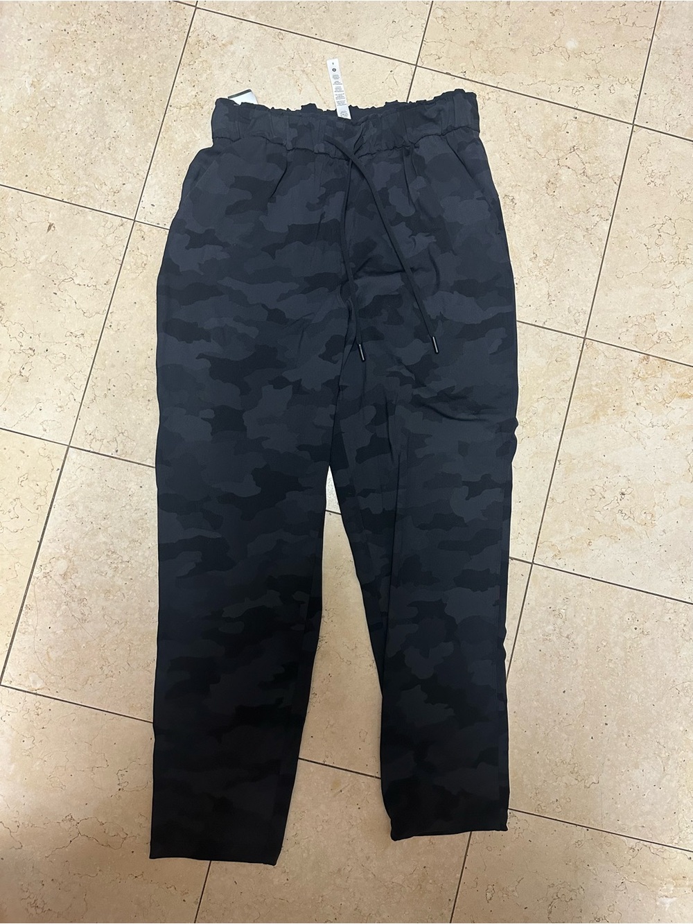 LULULEMON Black Camo Jogger Pants